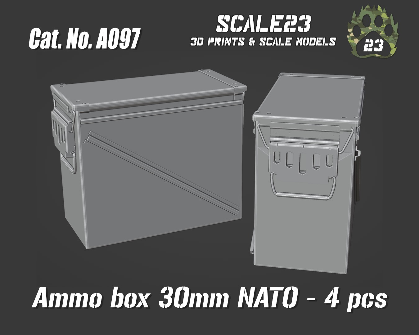 Ammo box 30mm NATO (4pc)