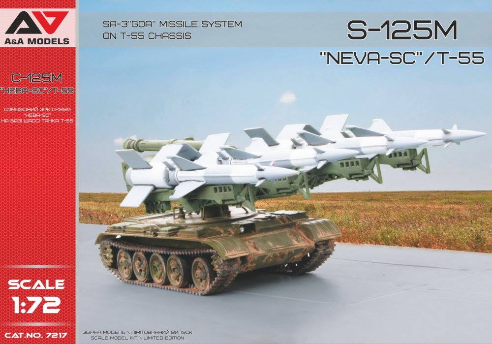 SA-3 "GOA" on T-55 - Click Image to Close
