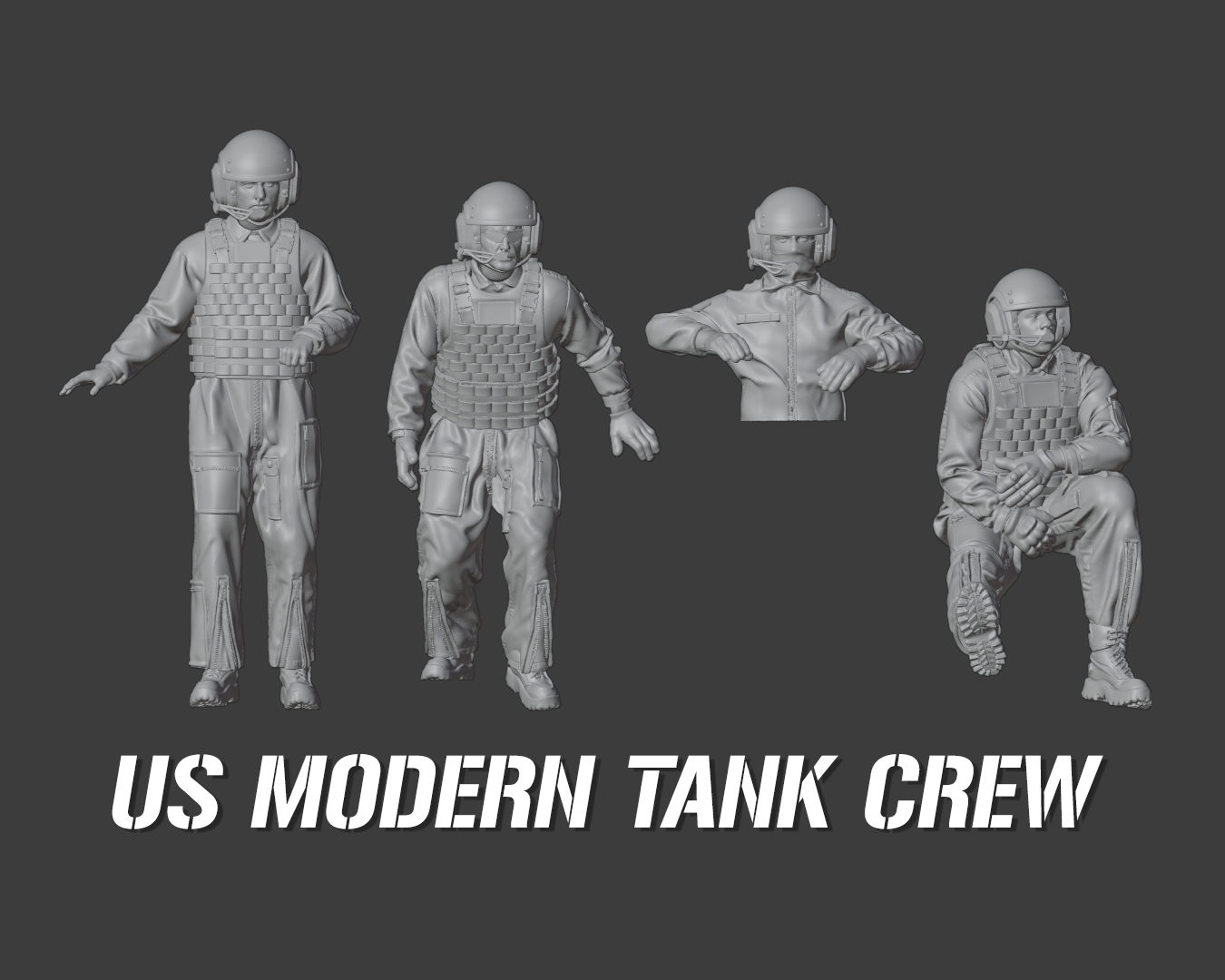 US Modern Tank Crew
