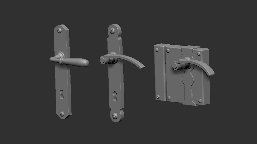 Door handle (5x3pairs)