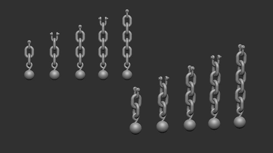 Merkava chains with balls