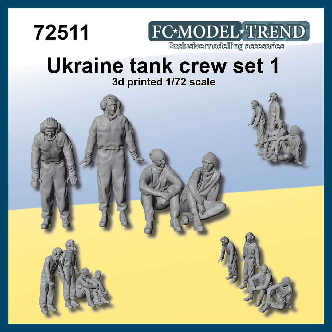 Ukraine tank crew - set 1