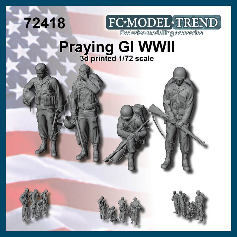 WW2 U.S. soldiers - praying