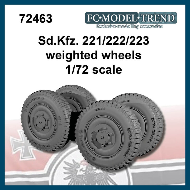 Sd.Kfz.221/222/223 weighted wheels