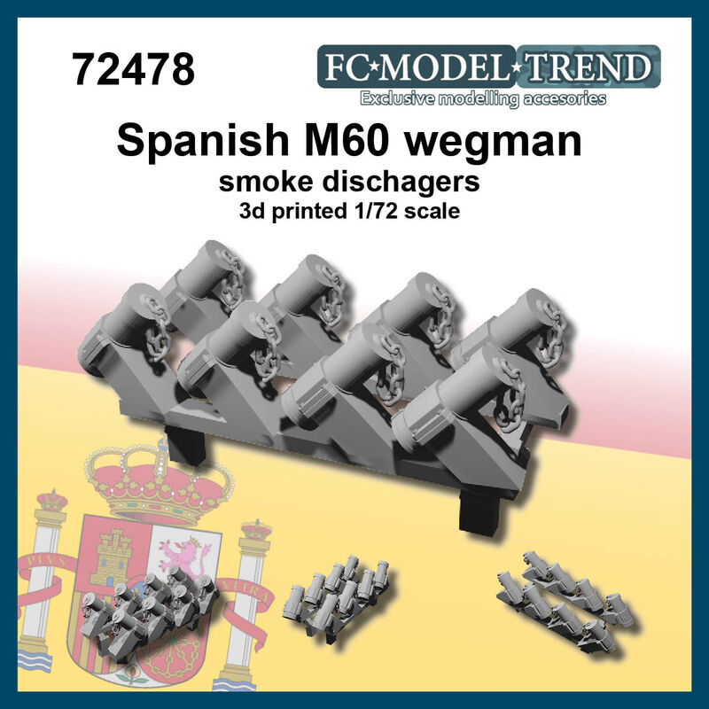 Spanish M60 smoke dischargers