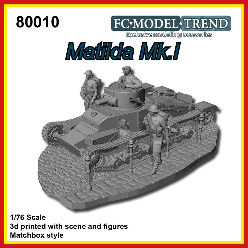 Matilda Mk I diorama - Click Image to Close