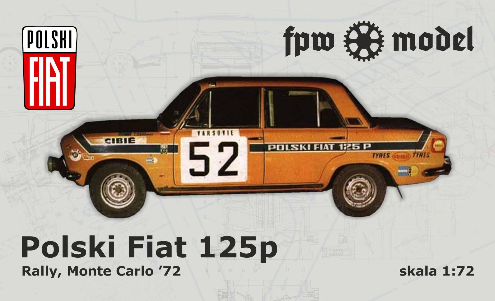 Polski Fiat 125p - early "Monte Carlo 1972"