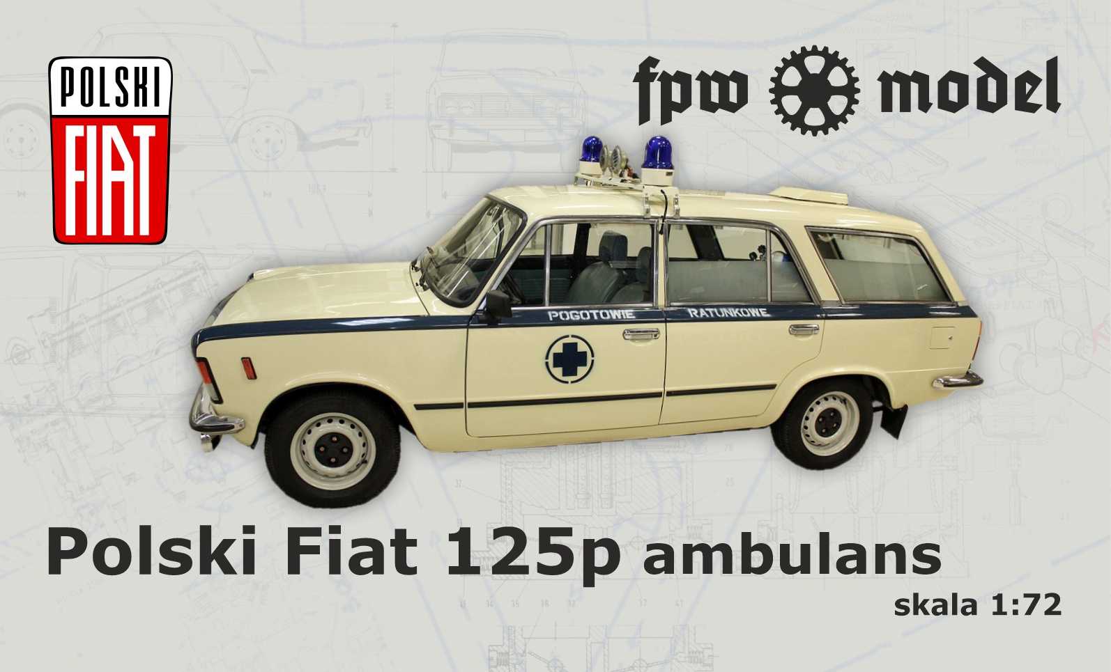 Polski Fiat 125p - kombi "ambulance"