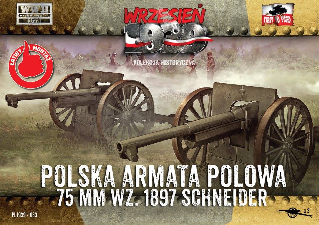 75mm Schneider 1897 (2 kits) - Click Image to Close