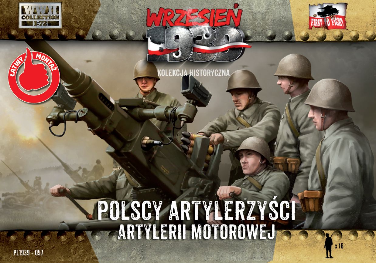 WW2 Polish AA Bofors crew