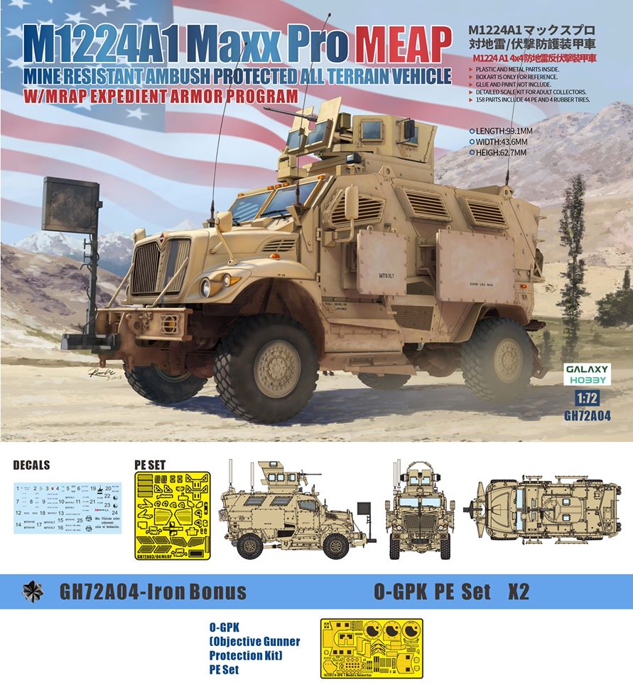M1224A1 Maxx Pro MEAP with MRAP Expedient Armor Program