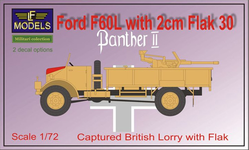 Ford F60L Old Cab with 2cm Flak 30 (captured vehilce)