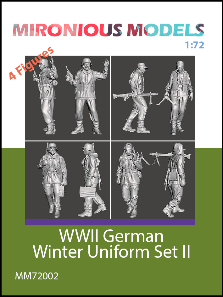 WW2 German Soldiers Winter Uniforms - set 2