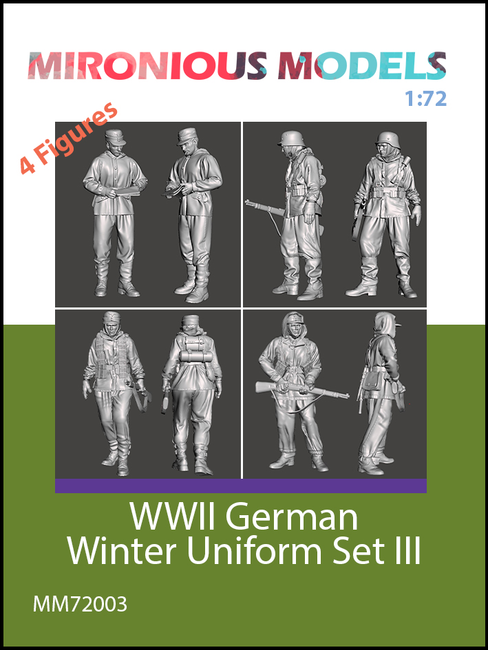 WW2 German Soldiers Winter Uniforms - set 3