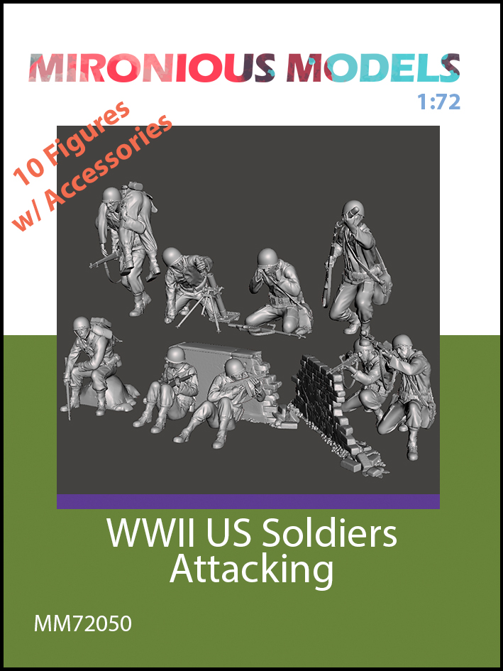 WW2 U.S. Soldiers in Battle