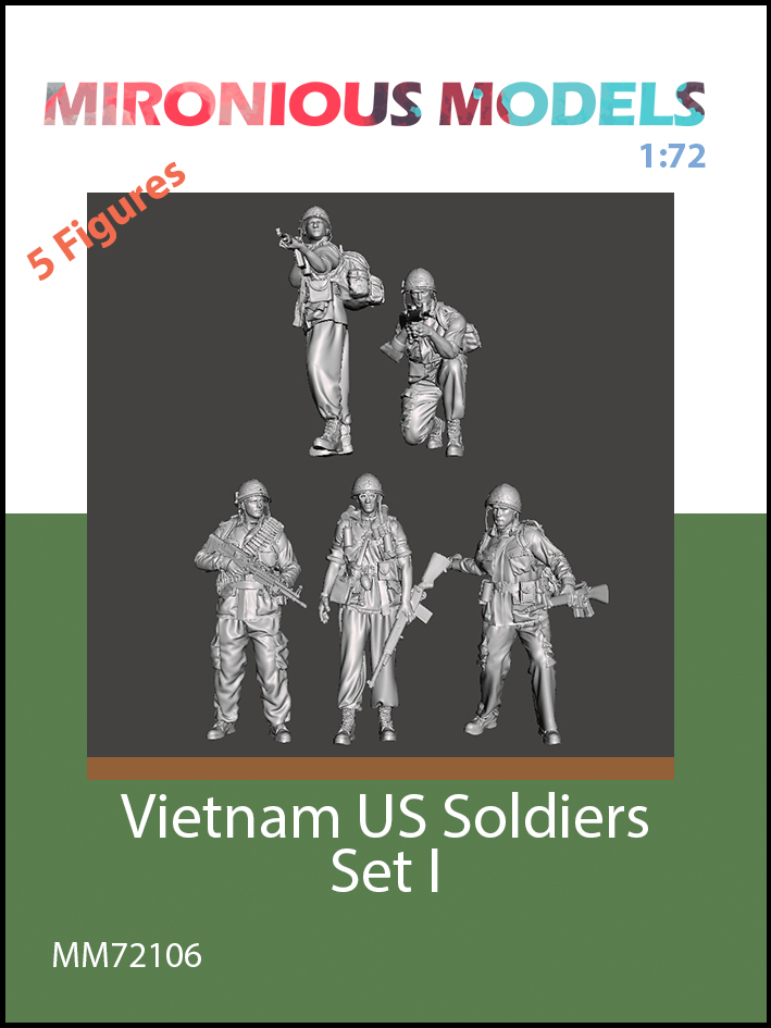 Vietnam U.S. Soldiers - set 1 - Click Image to Close