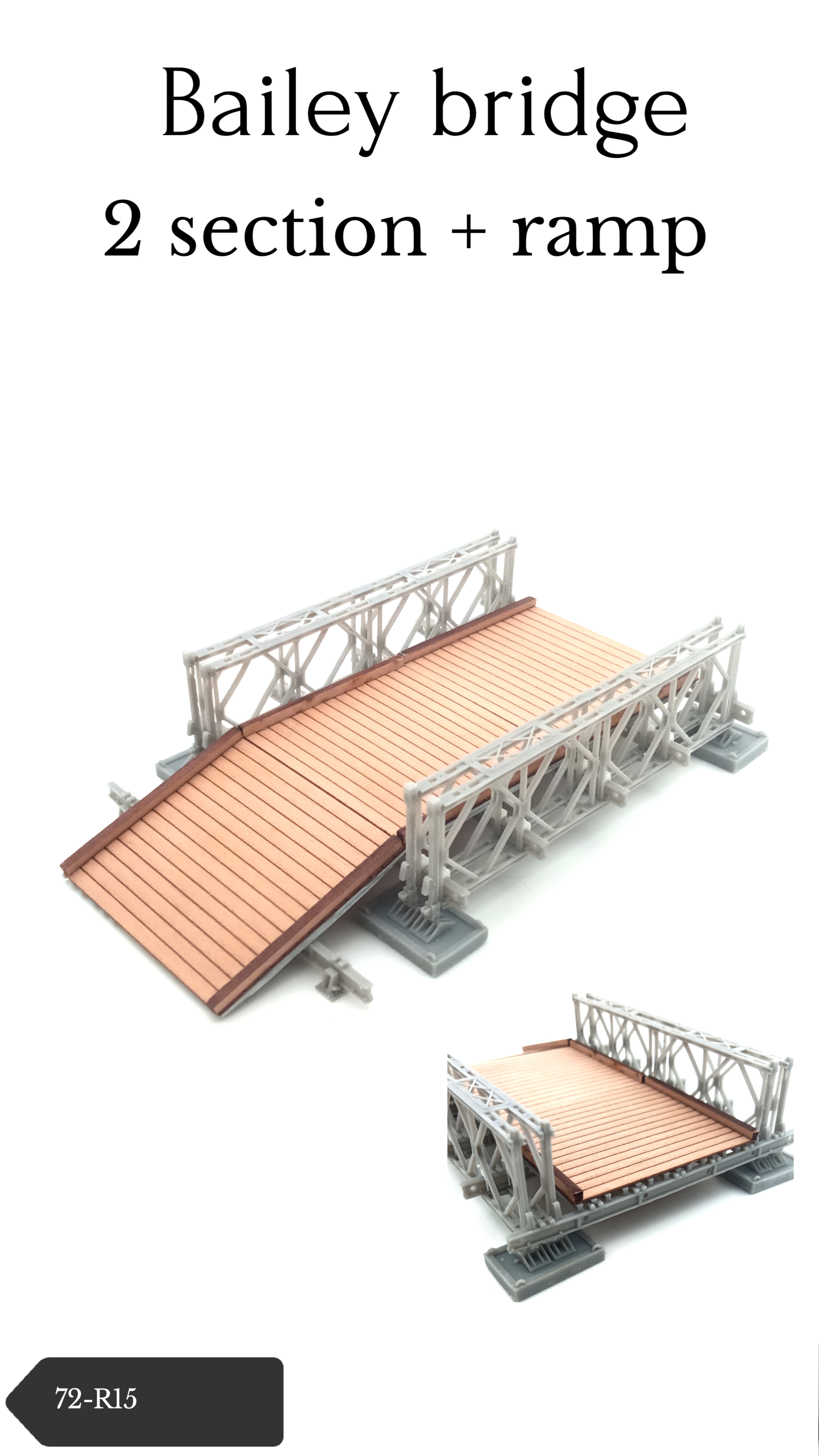 Bailey Bridge - 2 sections with ramp