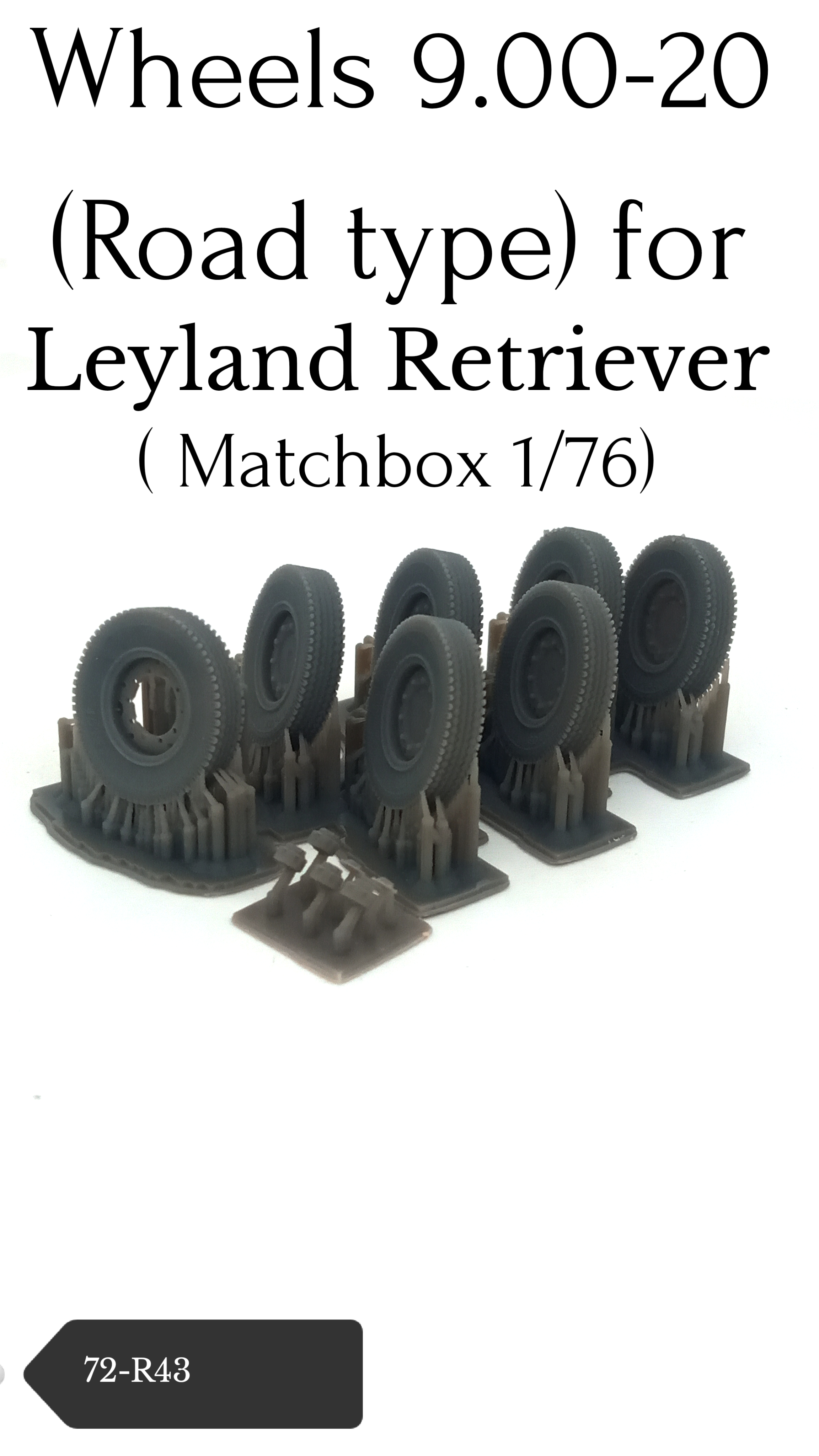 Leyland Retriever road tyre wheels (MX)