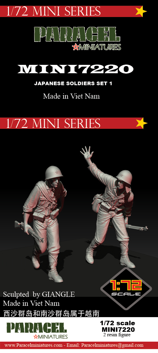 WW2 Japanese Soldiers - set 1