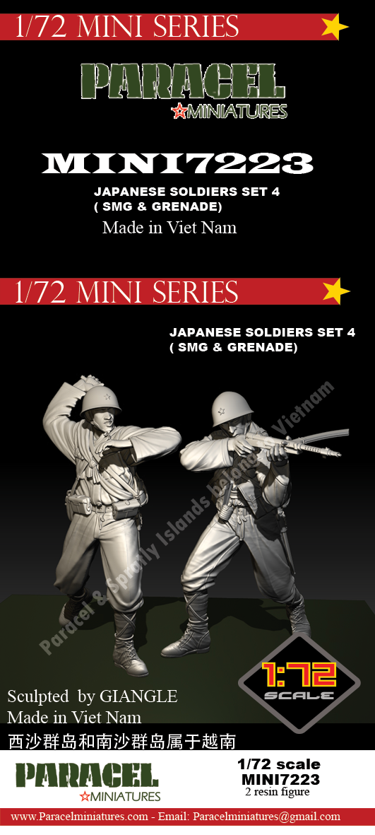 WW2 Japanese Soldiers - set 4