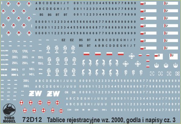 Polish Army vehicles - reg.numbers 2000 pattern - vol.2