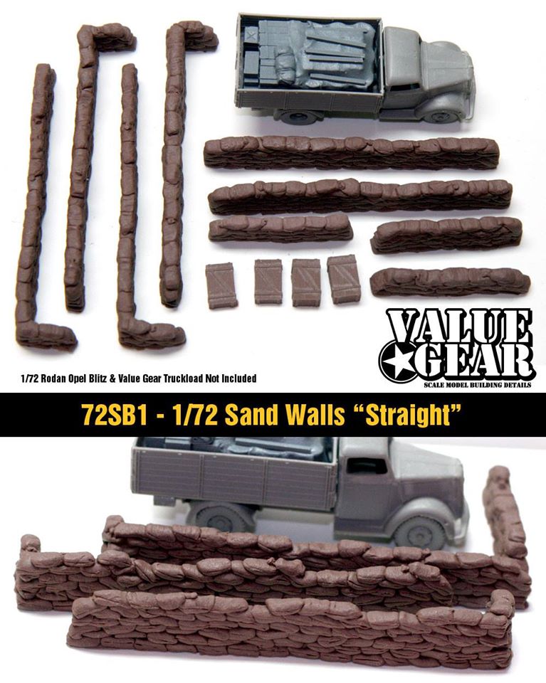 Sand Bag Walls "Straight" - Click Image to Close