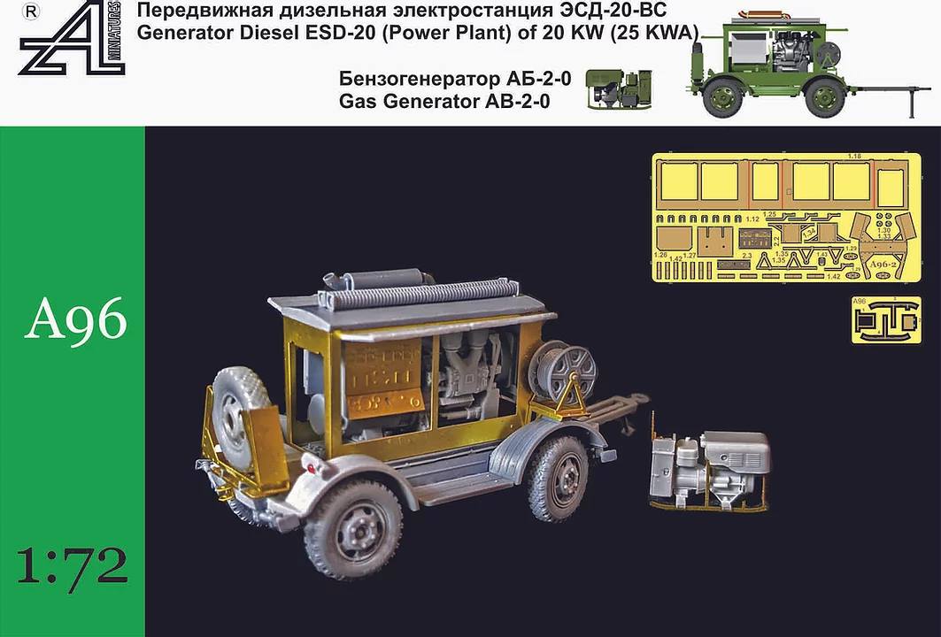 Diesel Generator EDS-20 & Gas Generator AB-2-0