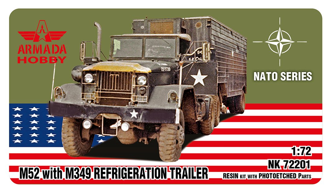 M52 with M349 Refrigeration Trailer
