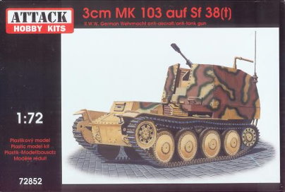 3cm MK 103 auf Sf 38(t)