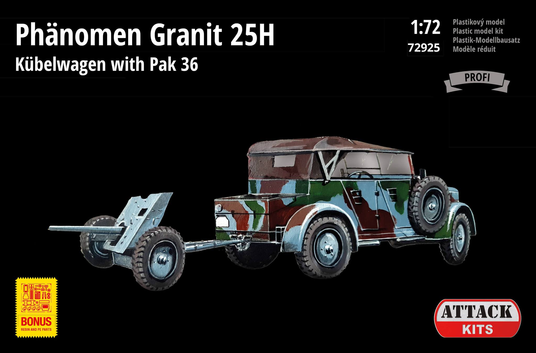 Phnomen Granit 25H Kubelwagen mit 3,7cm PAK 36