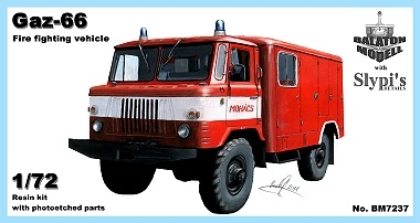 Gaz-66 fire fighting vehicle - Click Image to Close