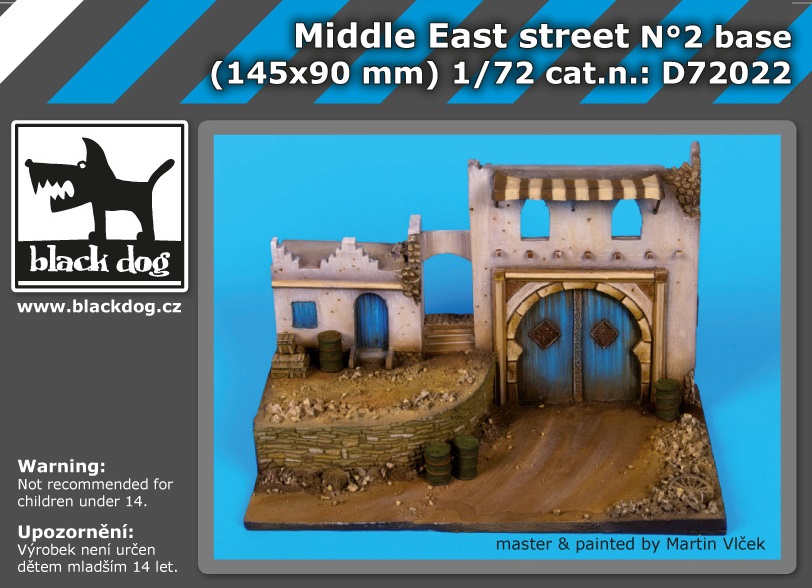 Middle east street base - no.2 (145x90mm)