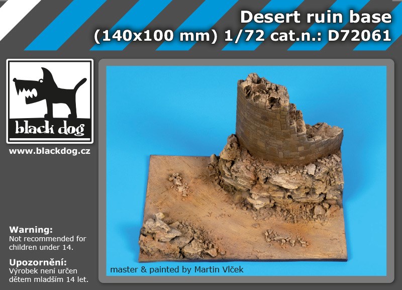 Desert ruin base (140x100 mm)