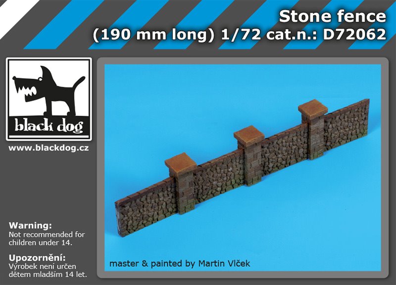 Stone fence (190 mm long)