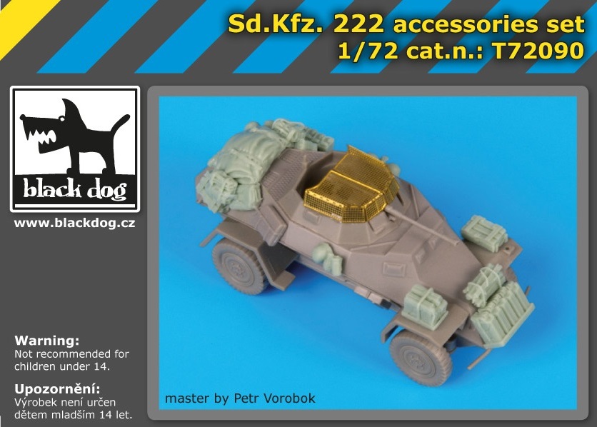 Sd.Kfz.222 accessories set (DRG/ICM) - Click Image to Close