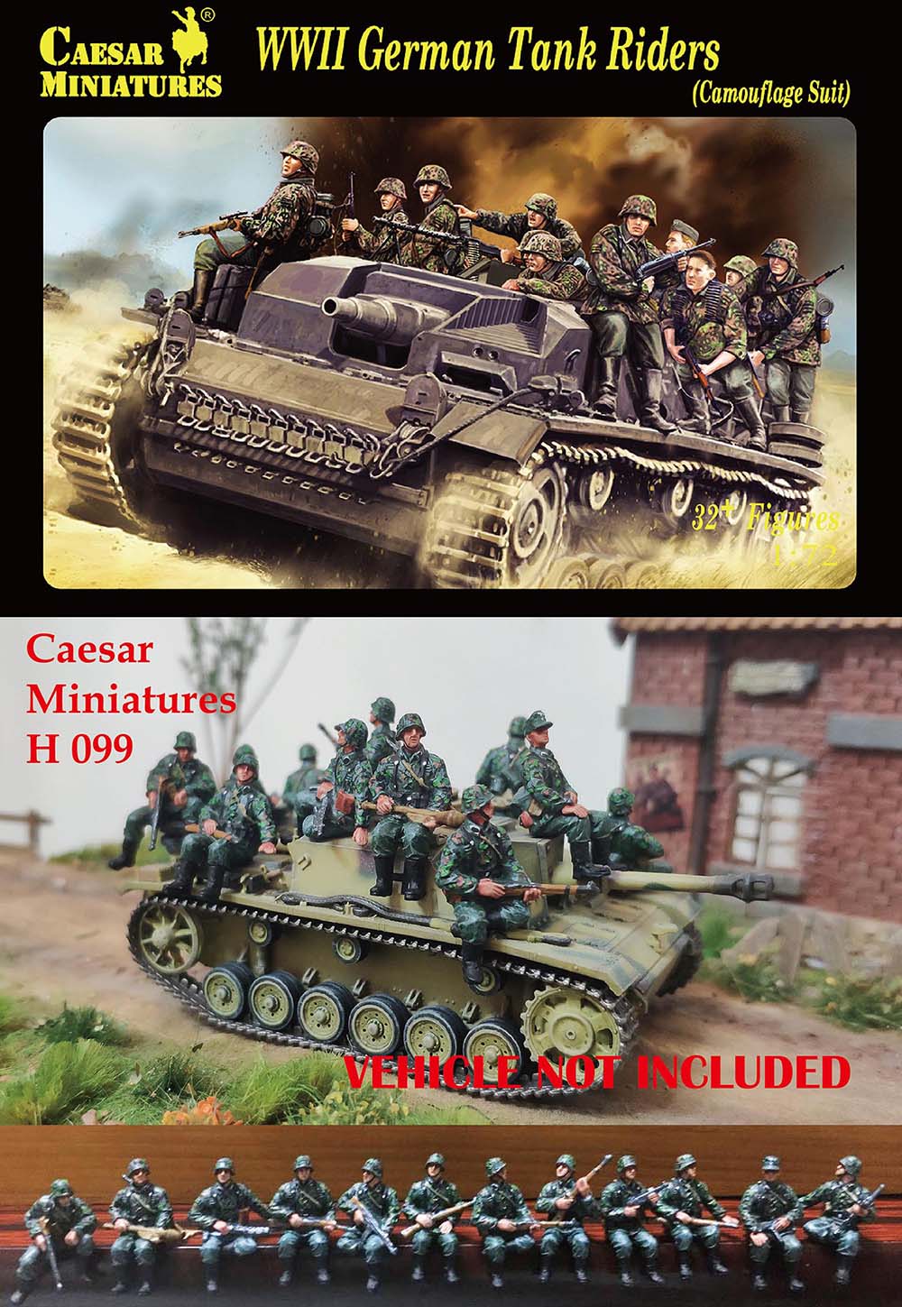 WWII German Tank Rider (Camo Smocks)