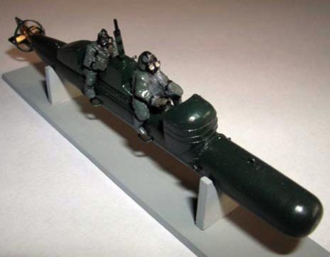 Italian human torpedo Maiale - Click Image to Close