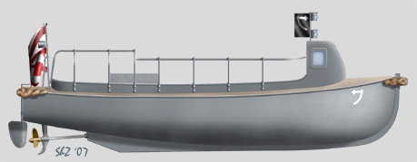 Rescue- Motorboat 7,5m (Japan Navy)