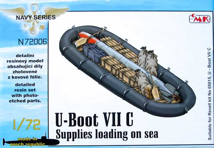 U-Boot VII Supplies loading on sea