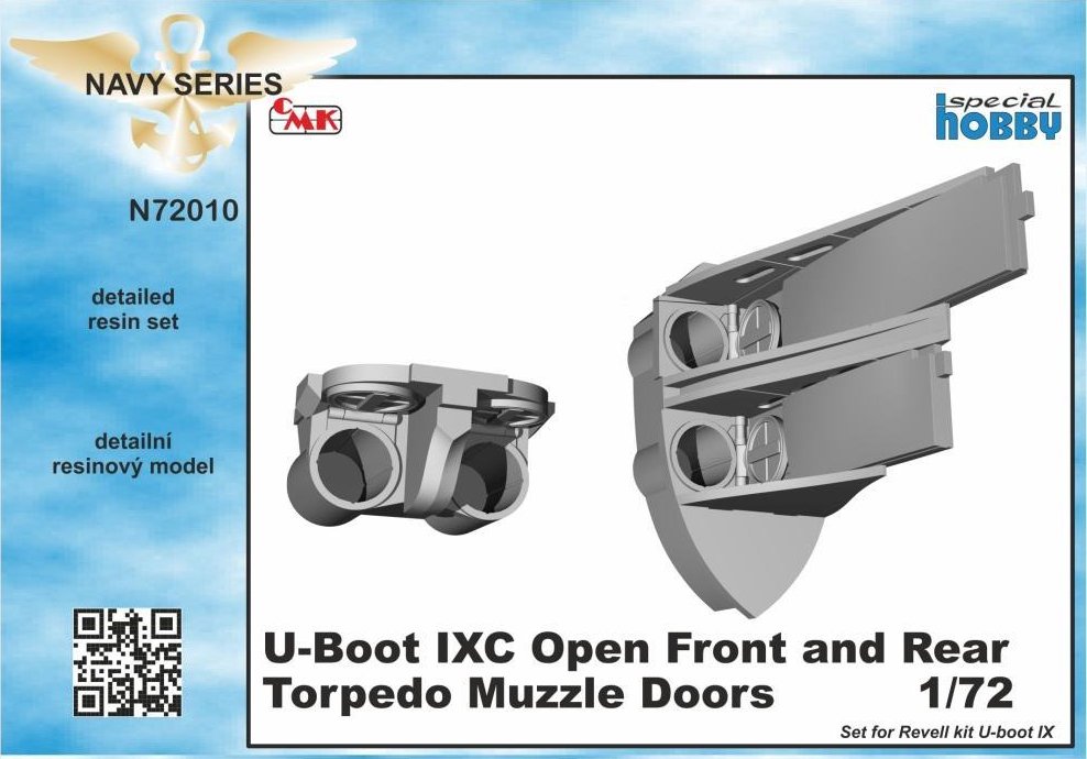 U-Boot typ IXC Open Front/Rear Torpedo Muzzle Doors (REV) - Click Image to Close