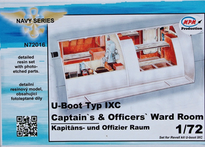 U-Boot typ IXC Captain & Officers Ward Room (REV)