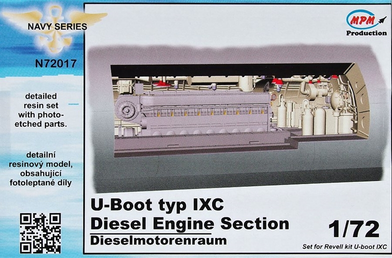 U-Boot typ IXC Diesel Engine Section (REV)