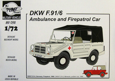 DKW F.91P6 Ambulance / Firepatrol Car