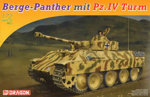 BergePanther mit aufgesetztem Pz.Kpfw.IV turm als Befehlpanzer
