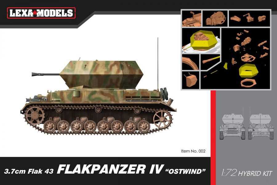 3.7cm FlaK 43 Flakpanzer IV "Ostwind" - Click Image to Close