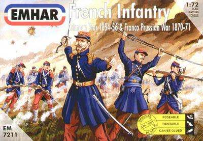 French Infantry Crimean & Franco Prussian Wars