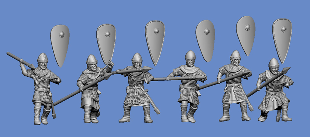 Hastings 1066 - Norman heavy infantry - set 1