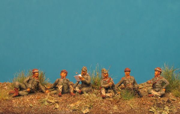 Japanese Tank Troops at the Rest