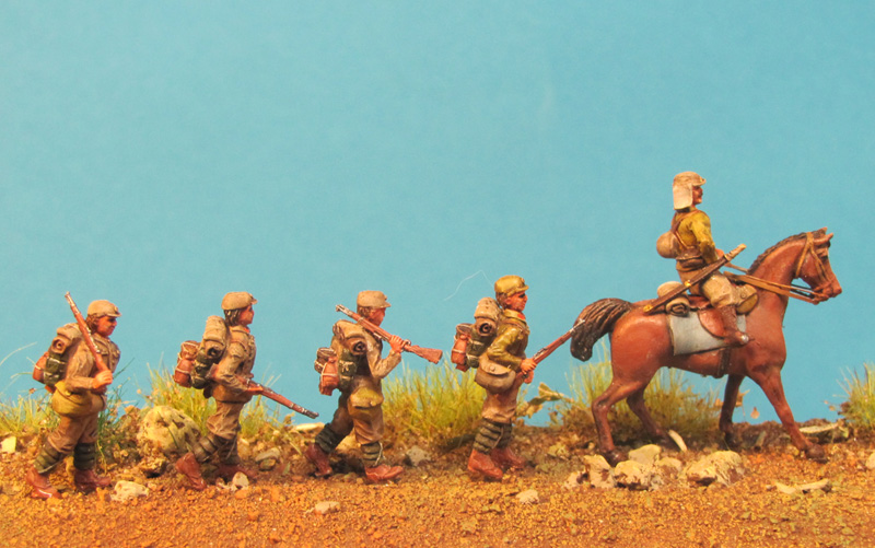 Japanese Infantry - marching - set 3 - Click Image to Close