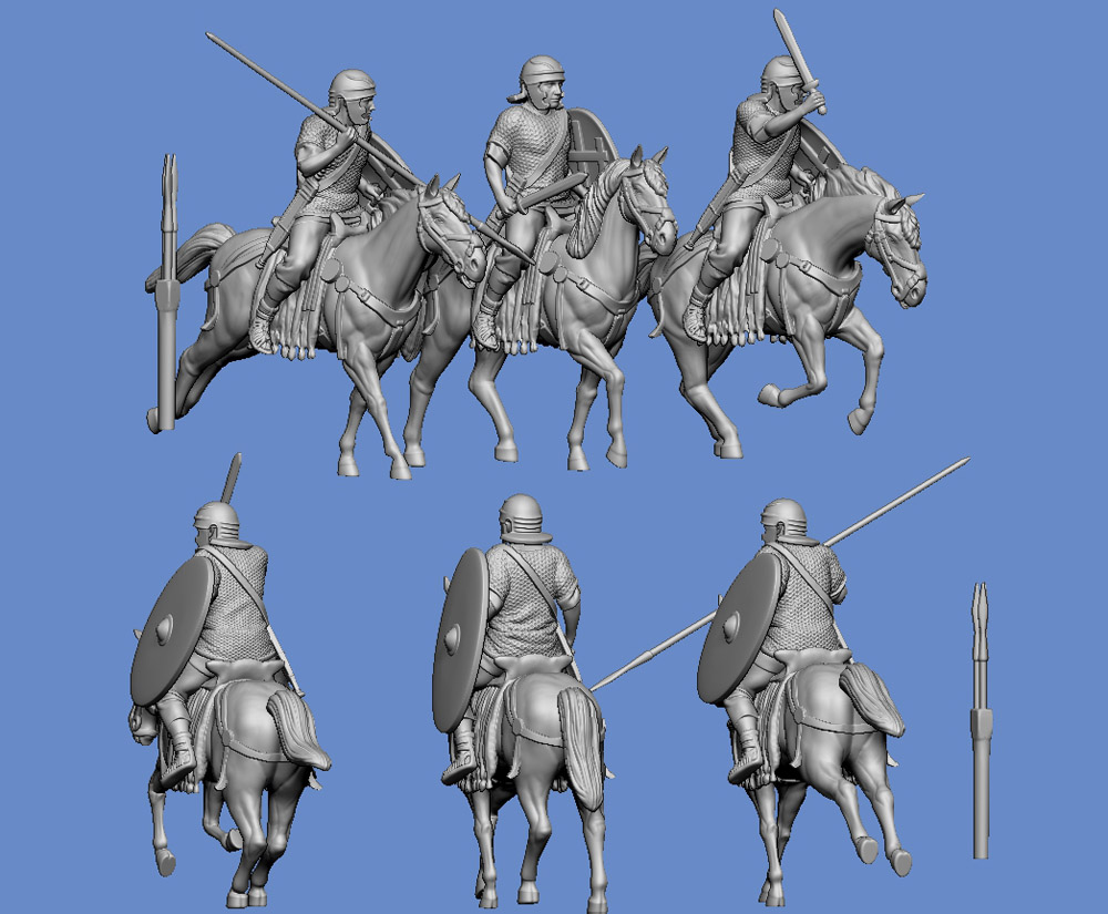 Roman legion light cavalry - set 2